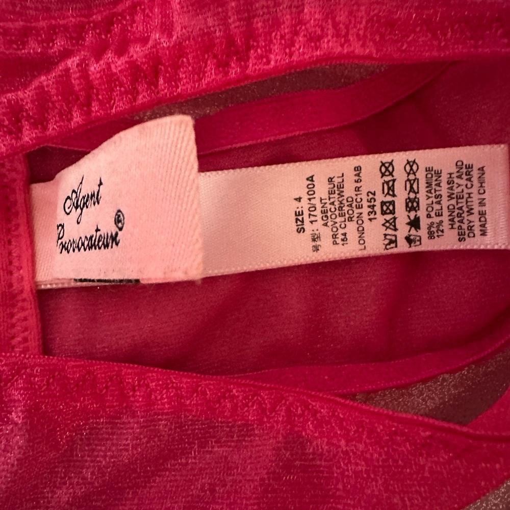 Agent Provocateur bra and panty Set size 4 - Picture 5 of 10